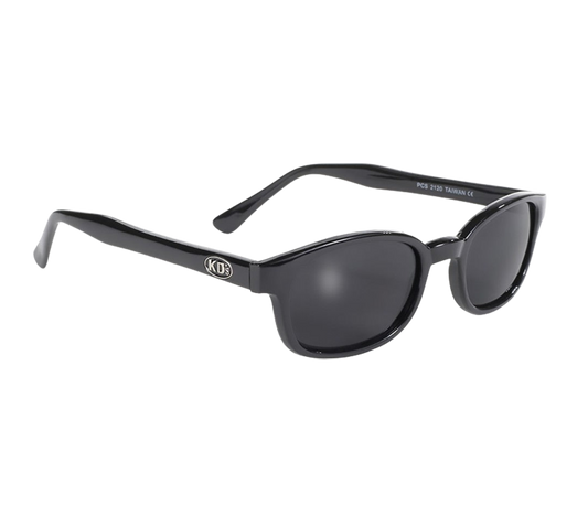 Lunettes de soleil KD's 2120 avec monture noire classique et verres gris foncé