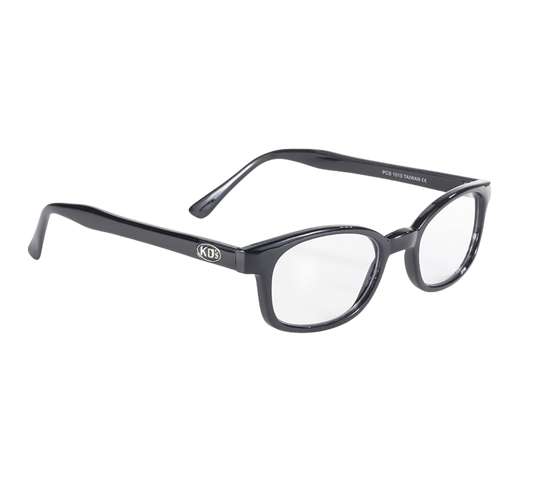 Lunettes de soleil X-KD's 1015 avec monture noire et verres clairs