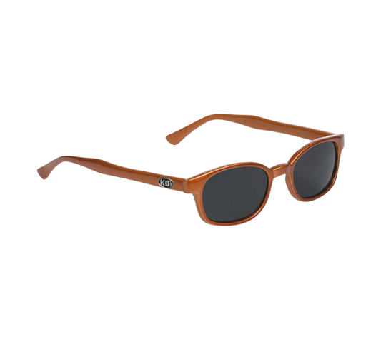 Lunettes de soleil X-KD's 10128 Tonnerre. Verres gris foncé et monture orange