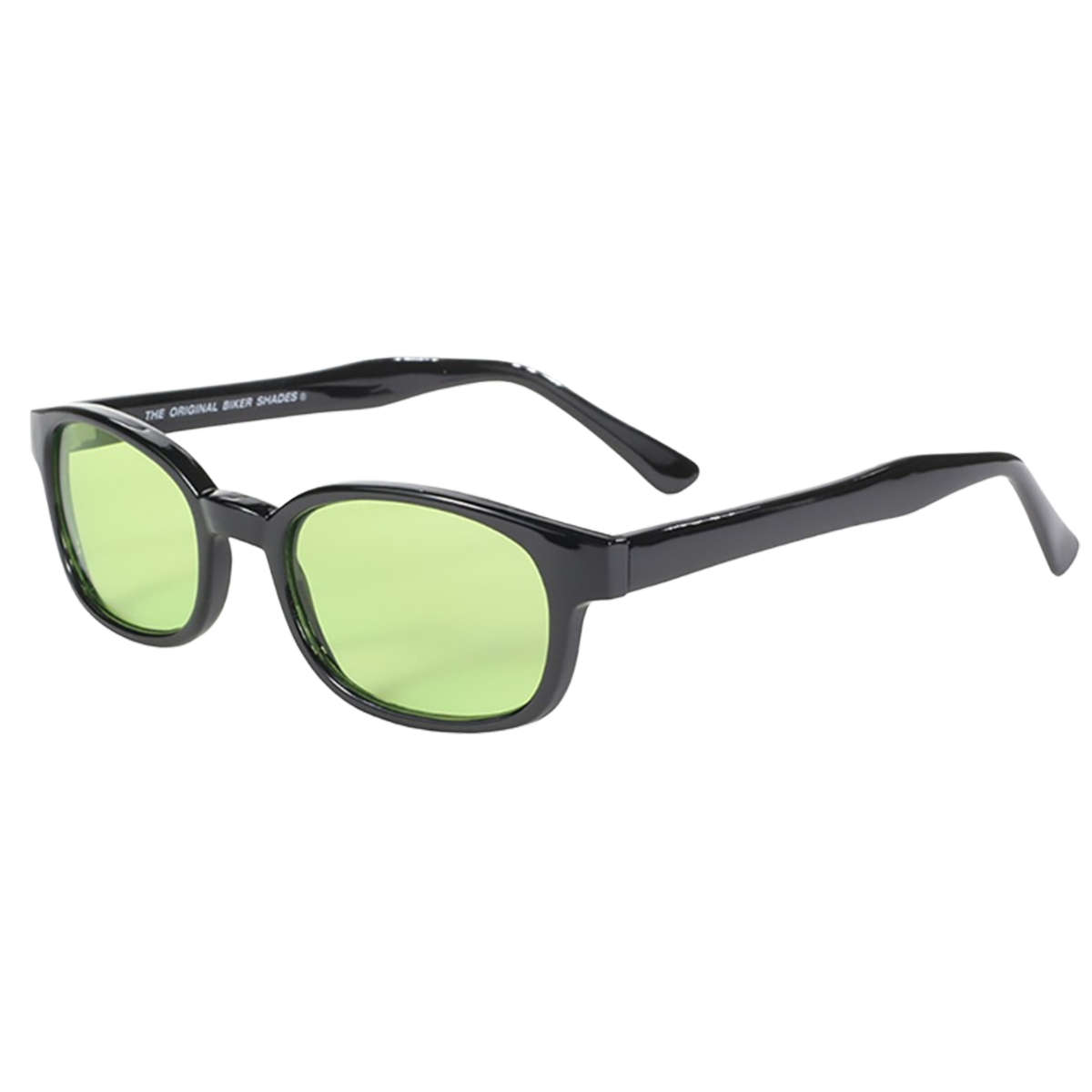 Lunettes de soleil KD's 2016 avec monture noire classique et verres vert clair