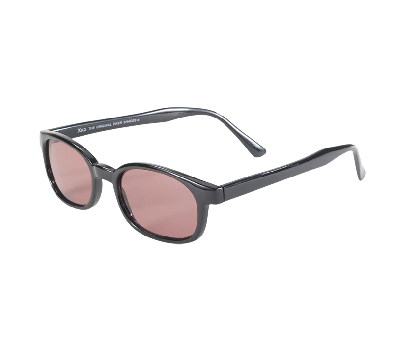 Lunettes de soleil X-KD's 10120 Monture noir mat et verres roses