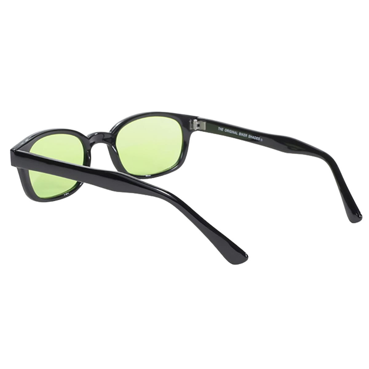 Lunettes de soleil KD's 2016 avec monture noire classique et verres vert clair