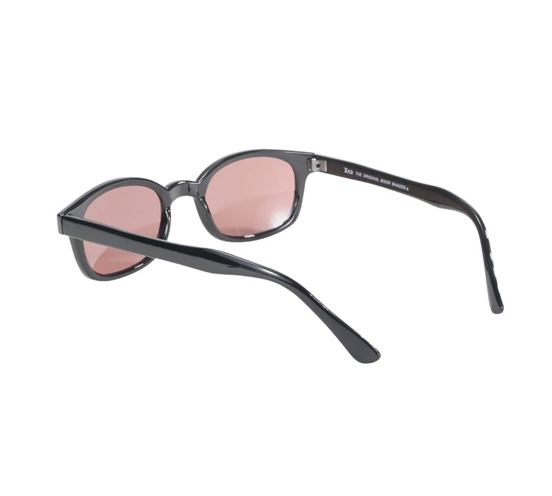 Lunettes de soleil X-KD's 10120 Monture noir mat et verres roses