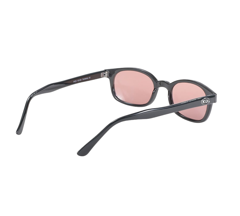 Lunettes de soleil X-KD's 10120 Monture noir mat et verres roses