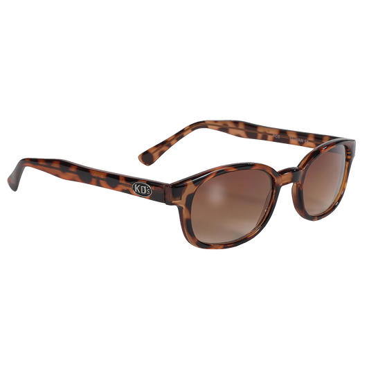 Lunettes de soleil KD's 200 avec monture écailles de tortue et verres ambrés