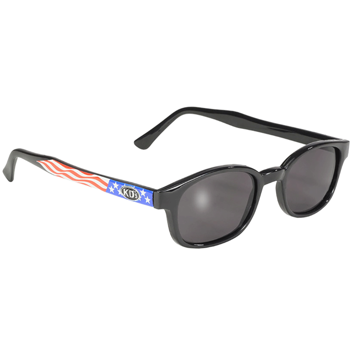 Lunettes de soleil KD's 20050 avec verres fumés et décor drapeau US