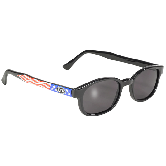 Lunettes de soleil KD's 20050 avec verres fumés et décor drapeau US