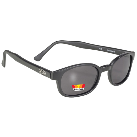 Lunettes de soleil KD's 20019 avec verres gris polarisés et monture noir mat