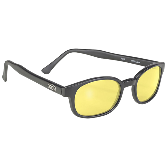 Lunettes de soleil KD's 21112 avec verres jaunes et monture noir mat